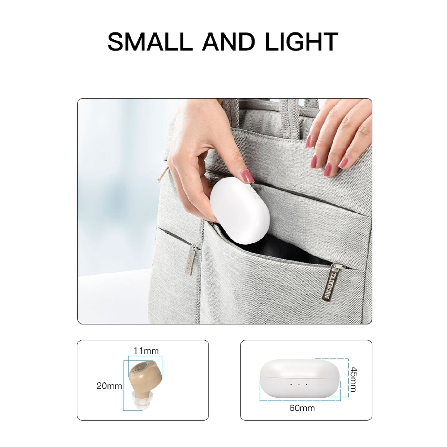 JD Health Tech™ Discreet Hearing Amplifier – Compact, Lightweight & Simple - jdhealthtech #hearing amplifiers for seniors