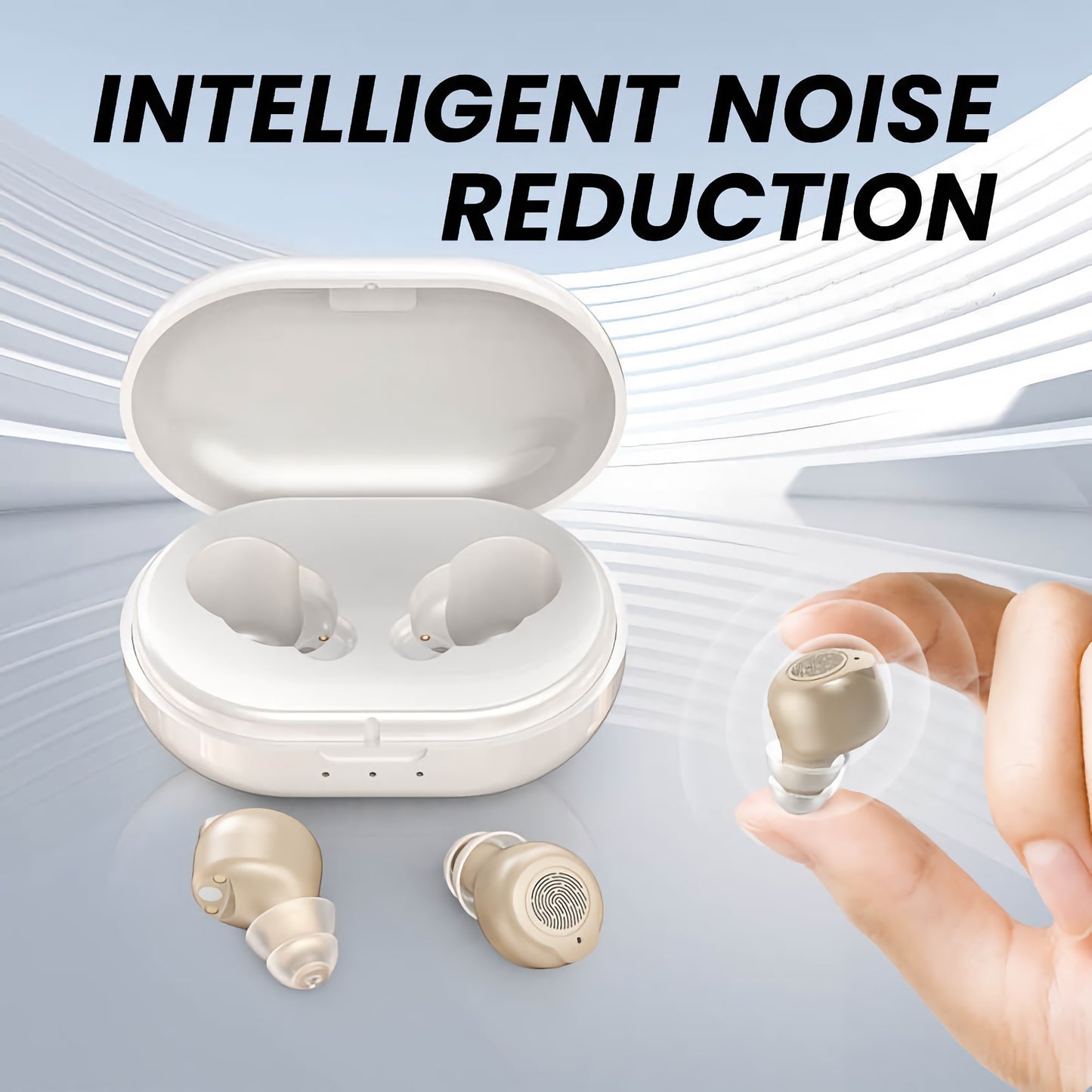 JD Health Tech™ Discreet Hearing Amplifier – Compact, Lightweight & Simple - jdhealthtech #hearing amplifiers for seniors