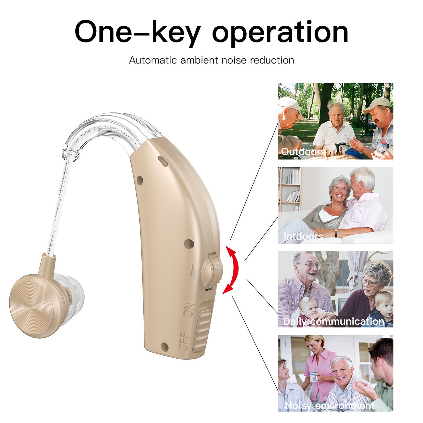 JD Health Tech™ Behind-the-Ear Style Hearing Amplifiers - jdhealthtech #hearing amplifiers for seniors