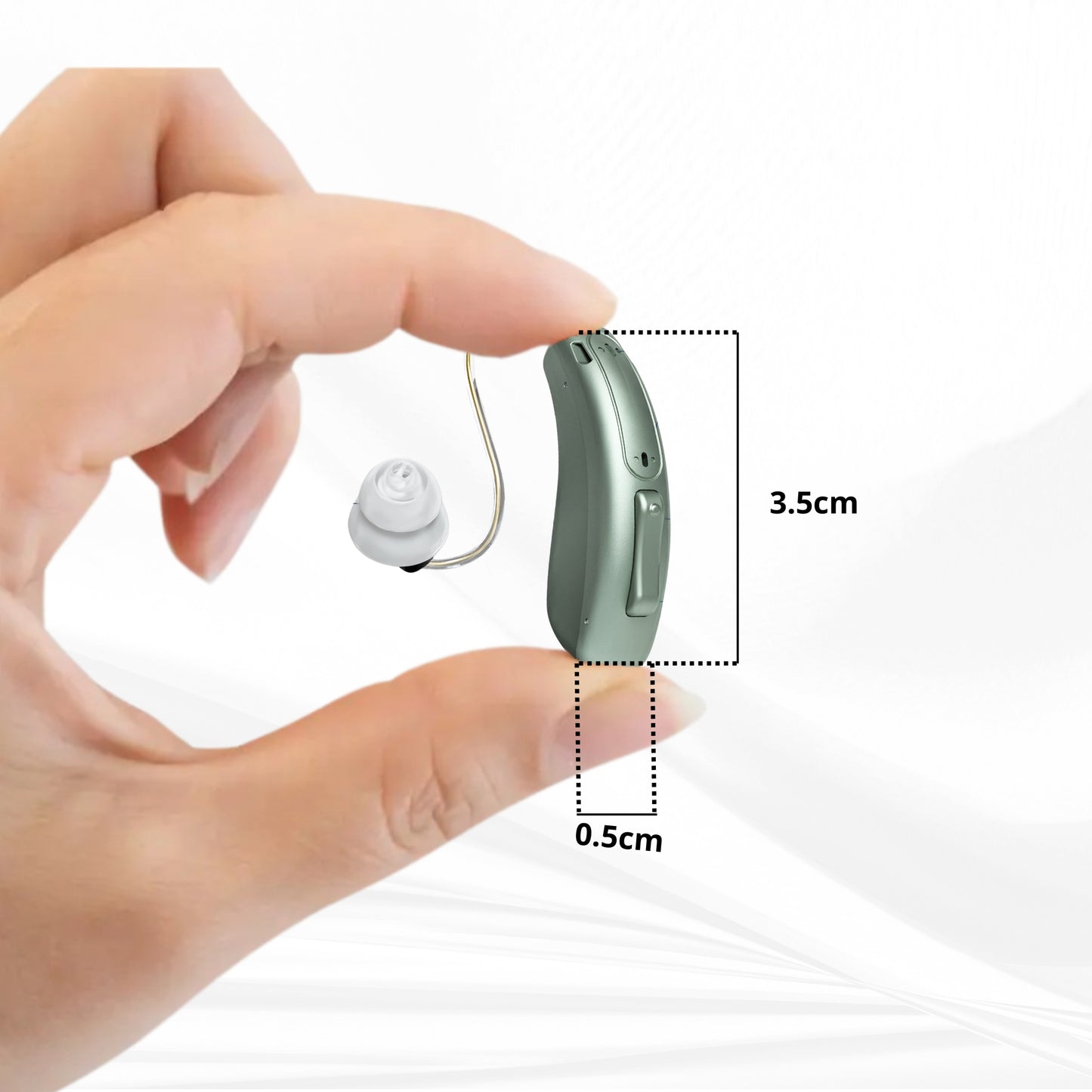 Clarity Pro RIC Hearing Amplifiers – Discreet, Rechargeable & Noise Reduction for Adults
