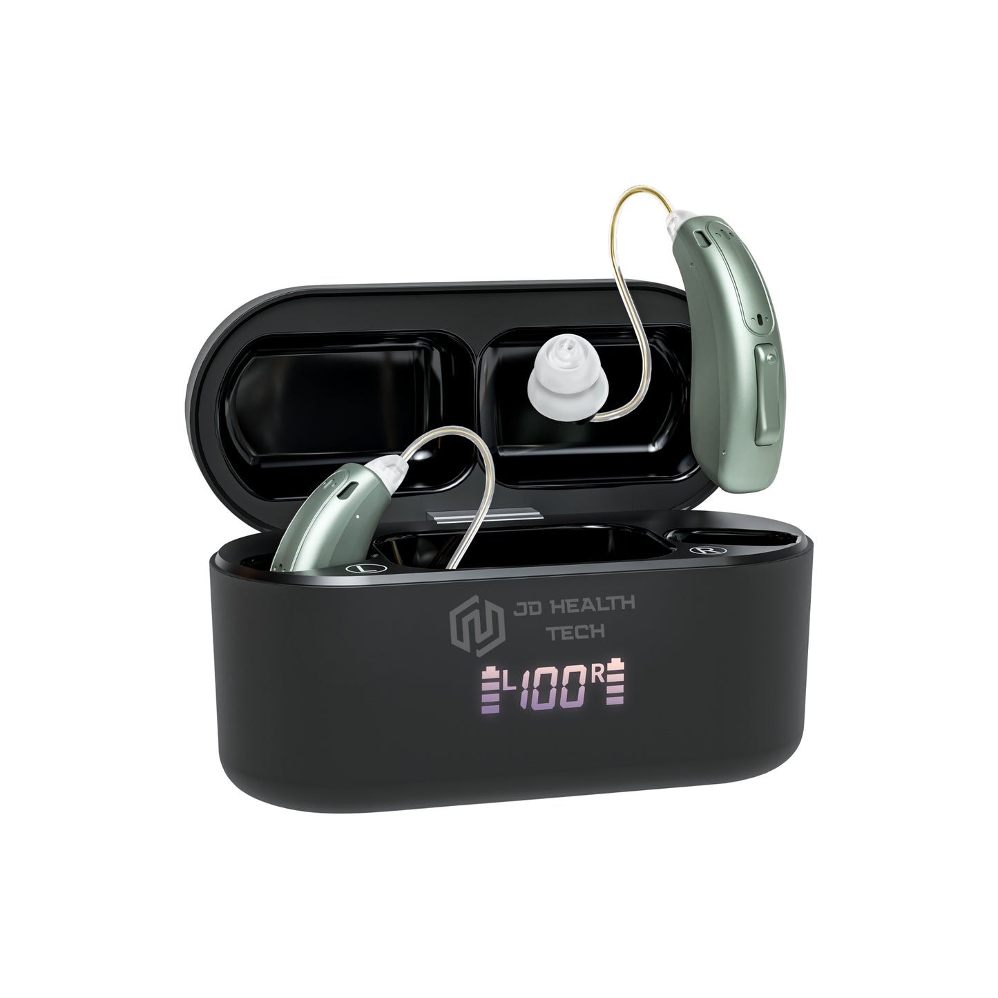 Clarity Pro RIC Hearing Amplifiers – Discreet, Rechargeable & Noise Reduction for Adults