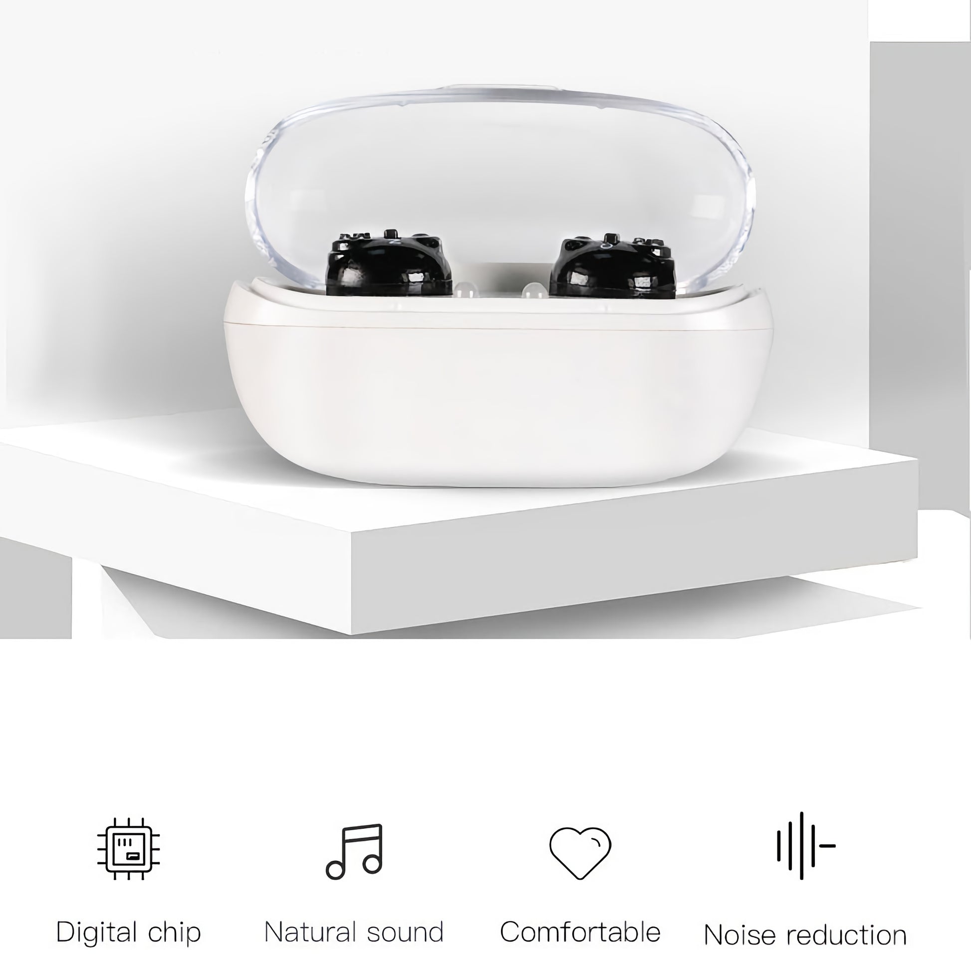 JD Health Tech™ Rechargeable Digital Hearing Amplifiers - jdhealthtech  #hearing amplifiers for seniors