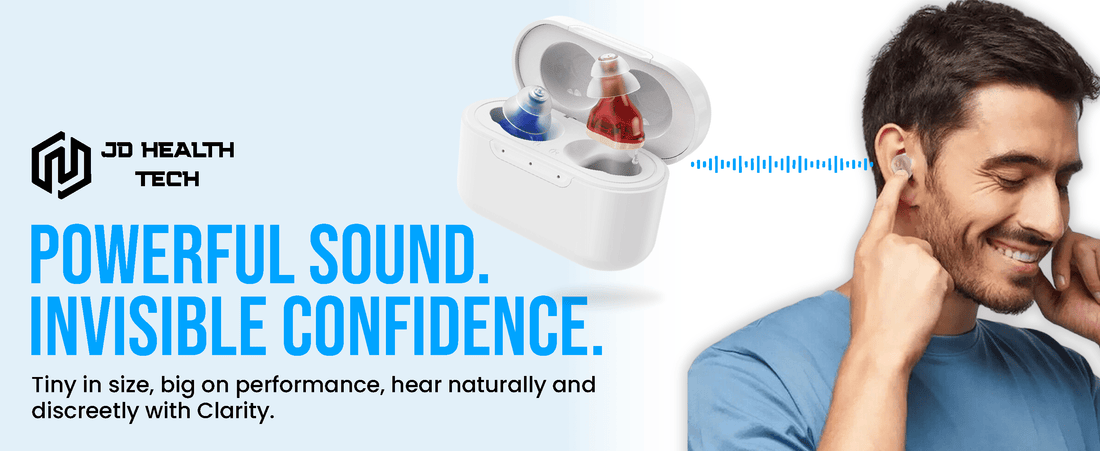 Introducing Our New Clarity Digital Rechargeable CIC Hearing Amplifiers - jdhealthtech