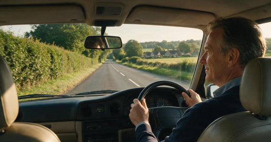 UK adult over 50 staying independent behind the wheel despite hearing loss