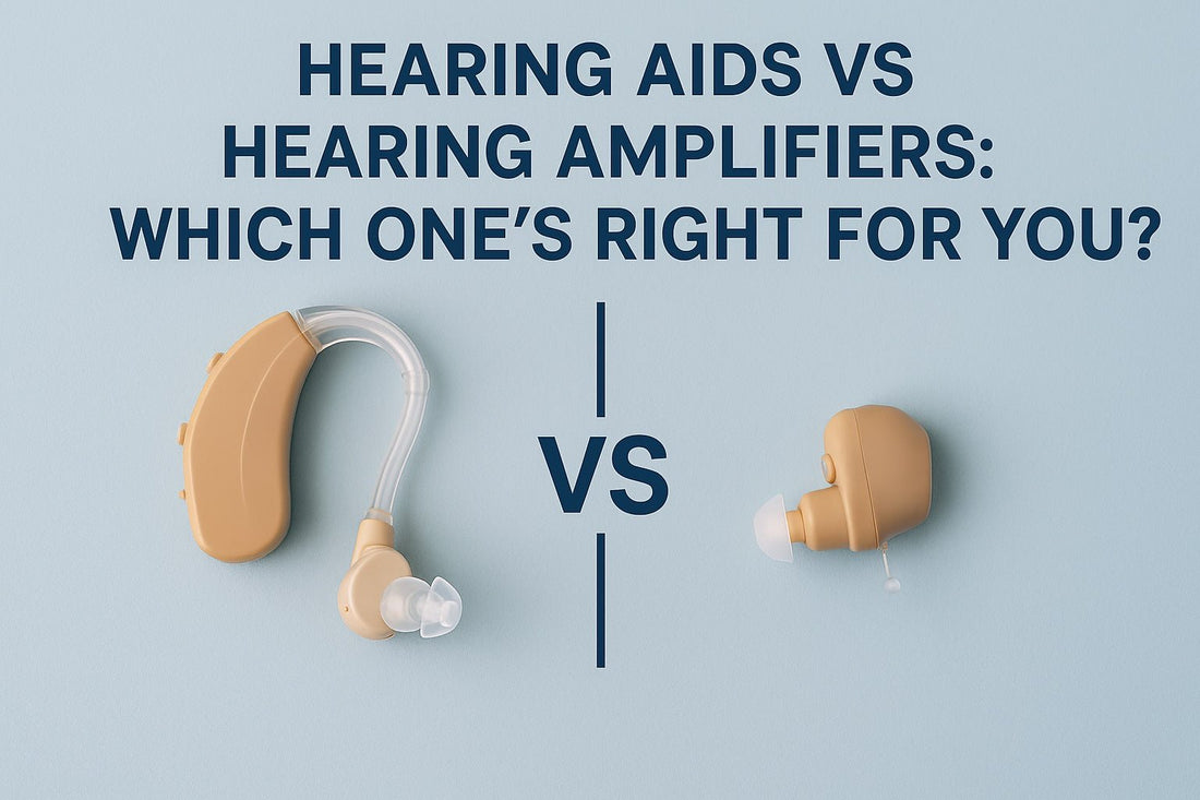 Hearing Aids vs Hearing Amplifiers: Which One’s Right for You? - jdhealthtech