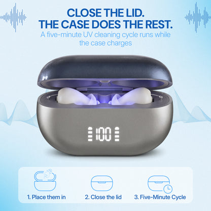 Harmony Elite Micro-CIC Rechargeable Hearing Amplifiers (Pair) - jdhealthtech