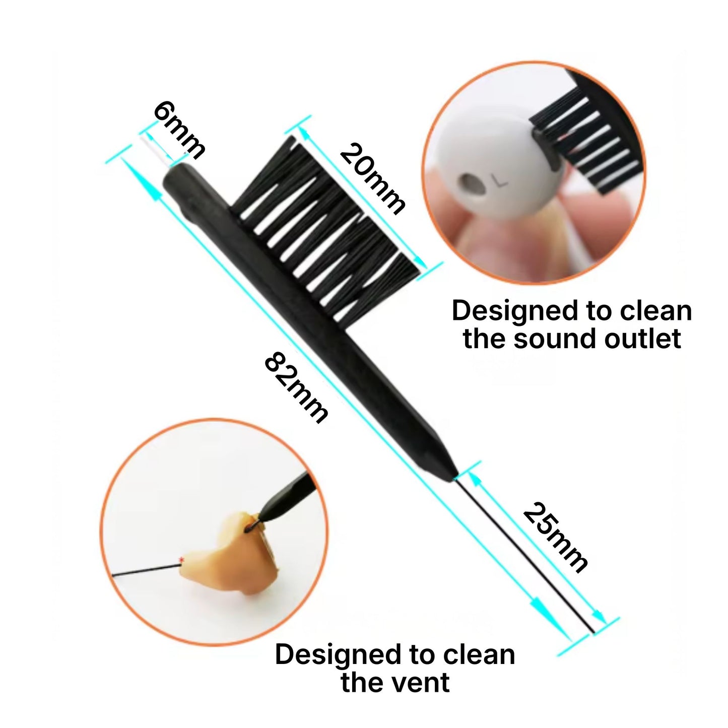 Smart - Clean Kit | 8 - Piece Hearing Aid & Amplifier Cleaning Set - jdhealthtech