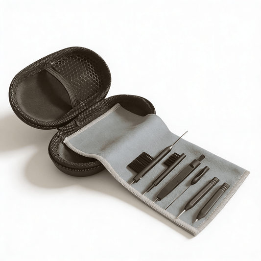 Smart - Clean Kit | 8 - Piece Hearing Aid & Amplifier Cleaning Set - jdhealthtech