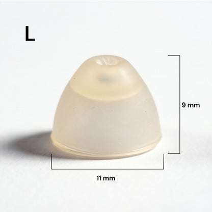 Replacement Single Dome Ear Tips for JD Health Tech CIC Hearing Amplifiers (Pack of 10) - jdhealthtech