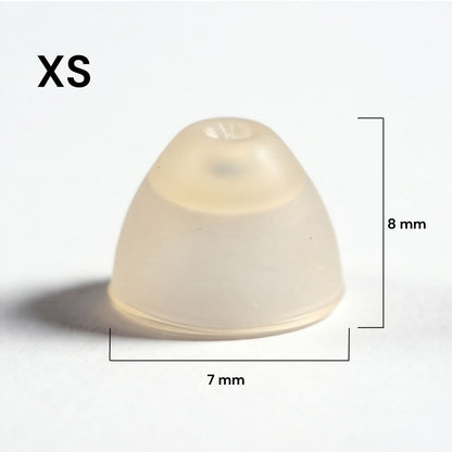 Replacement Single Dome Ear Tips for JD Health Tech CIC Hearing Amplifiers (Pack of 10) - jdhealthtech
