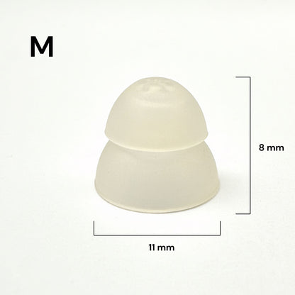 Replacement Double Dome Ear Tips for JD Health Tech RIC Hearing Amplifiers (Pack of 10) - jdhealthtech
