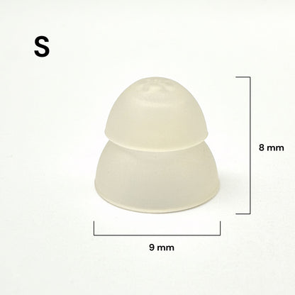 Replacement Double Dome Ear Tips for JD Health Tech RIC Hearing Amplifiers (Pack of 10) - jdhealthtech