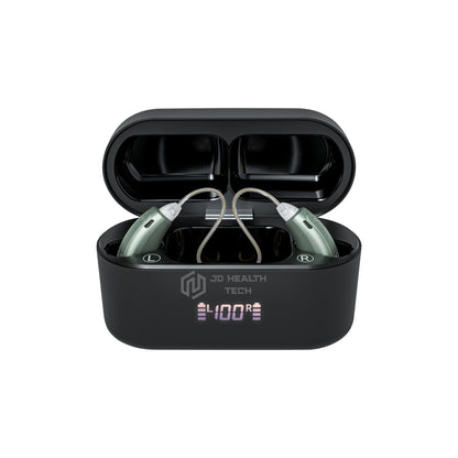 Clarity Pro RIC Hearing Amplifiers – Discreet, Rechargeable & Noise Reduction for Adults