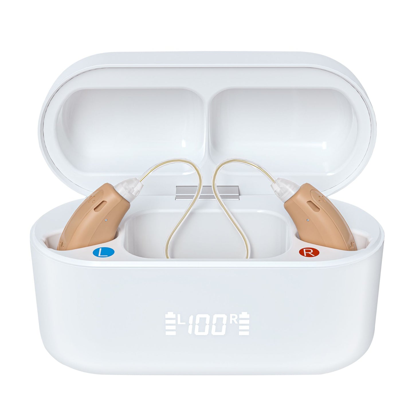 Clarity Pro RIC Hearing Amplifiers – Discreet, Rechargeable with Noise Reduction - (Pair) - jdhealthtech