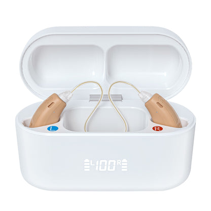 Clarity Pro RIC Hearing Amplifiers – Discreet, Rechargeable with Noise Reduction - (Pair) - jdhealthtech