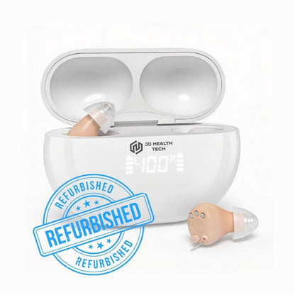 Clarity Pro Micro CIC Rechargeable Hearing Amplifiers with App Calibration (Pair) - jdhealthtech