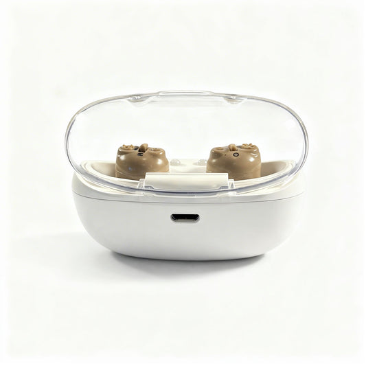 JD Health Tech™ Rechargeable Digital Hearing Amplifiers - (Pair) - jdhealthtech