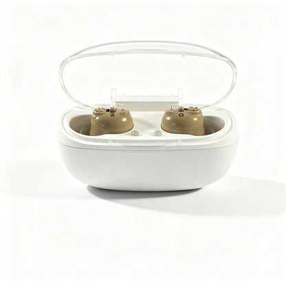 JD Health Tech™ Rechargeable Digital Hearing Amplifiers - (Pair) - jdhealthtech