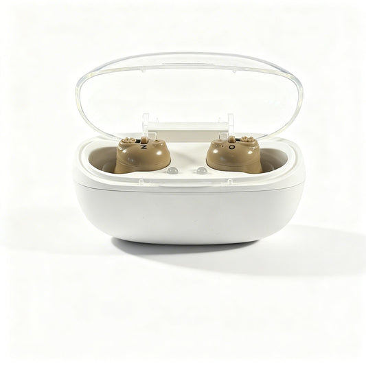 JD Health Tech™ Rechargeable Digital Hearing Amplifiers - (Pair) - jdhealthtech