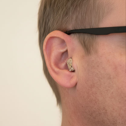 JD Health Tech™ Clarity CIC Rechargeable Hearing Amplifiers (Red & Blue Edition) - (Pair) - jdhealthtech