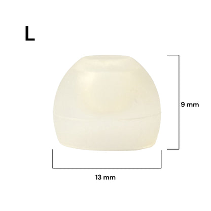 Replacement Single Dome Ear Tips for JD Health Tech CIC Hearing Amplifiers — JD-9 Series (Pack of 10) - jdhealthtech