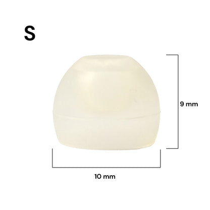 Replacement Single Dome Ear Tips for JD Health Tech CIC Hearing Amplifiers — JD-9 Series (Pack of 10) - jdhealthtech