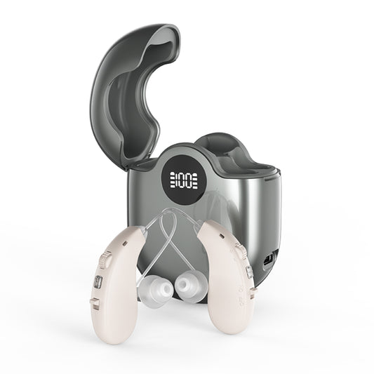 Digital BTE Rechargeable Hearing Amplifiers – 16-Channel Background Noise Reduction