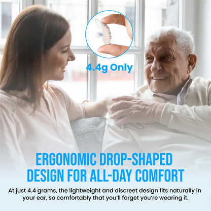 Digital BTE Rechargeable Hearing Amplifiers – 16-Channel Background Noise Reduction