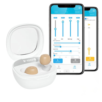 Clarity Pro CIC Hearing Amplifiers – Discreet, Rechargeable with Noise Reduction - (Pair) - jdhealthtech