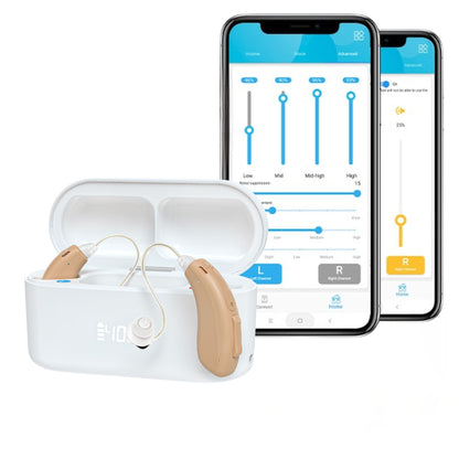 Clarity Pro RIC Hearing Amplifiers – Discreet, Rechargeable with Noise Reduction - (Pair) - jdhealthtech